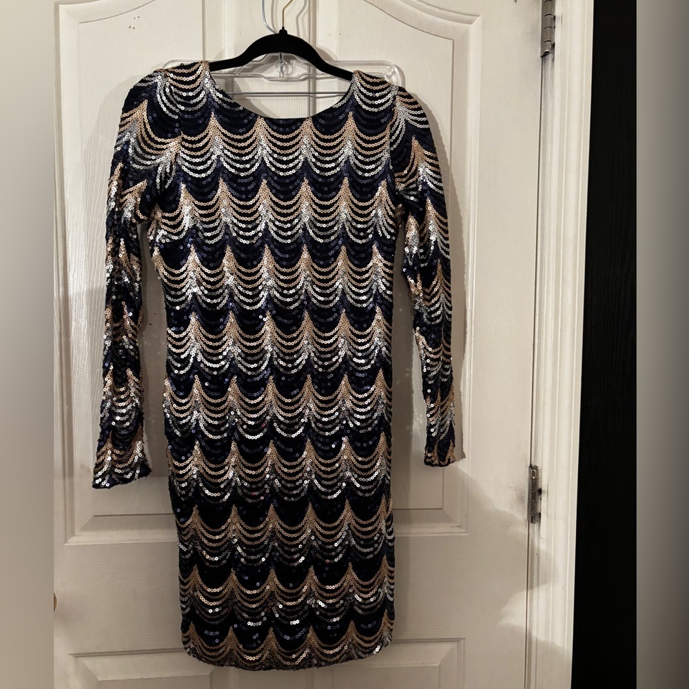 City Triangles Sequin Dress